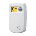 70 Series Non-programmable Single Stage Heat Only Thermostat, Vertical Profile