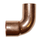 90 Deg Street Elbow, Copper FTG x C, 5/8", Short