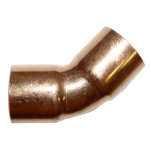 45 Deg Elbow, Copper C x C, 1 1/8"