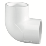 Slip PVC Elbow, 1 Inch 90 Deg