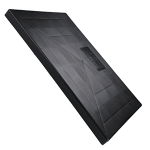 EcoPad Black Plastic Pad, 24 x 36 x 2"