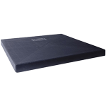 EcoPad Black Plastic Pad, 40 x 40 x 3"