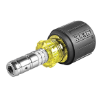 2-in-1 Nut Driver, Hex Head Slide Drive, 1-1/2"