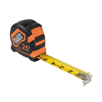 Tape Measure 25 Ft Mag- Netic Double Hook