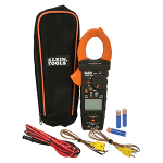 Clamp Meter w/ Differential Temperature, 600 A