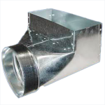 Register Boot, 90 Deg, #203R, 12 x 4 x 8"