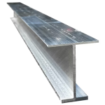 6' Aluminum Condensing Unit Stand, Single I-Beam