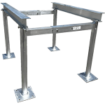 Adjustable Condenser Stand, 24" Post Pairs, 34-42" Spread