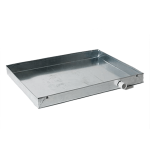 Condensate Metal Drain Pan, 24 x 24 x 2", 26 ga