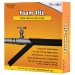 Foam-Tite Insulation Tape, 2" x 1/8" x 30' Roll