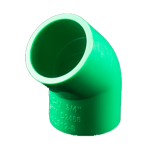 ClearCrain PVC 3/4" SCH40 PVC 45 deg Elbow