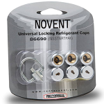 Novent Refrigerant Cap Multi-Key w/ 6 UNI Caps, 1/4"