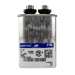 Capacitor, Run Single, 10Mfd,440V, Flat Oval