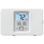Large Back-Lit Display Push Button Thermostat, 5-2 Day, 2H/1C