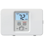 Large Back-Lit Display Push Button Thermostat, 5-2 Day, 2H/1C