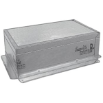 Insulated Register Box  w/ Flange, R6, 16.5 x 16.5"