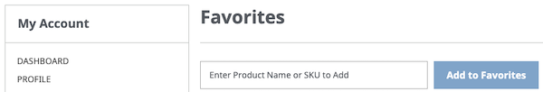 add to favorites