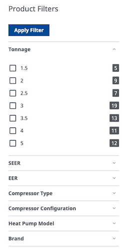 product filters